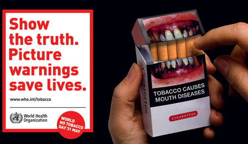 La OMS apuesta por las advertencias sanitarias para hacer frente al tabaquismo